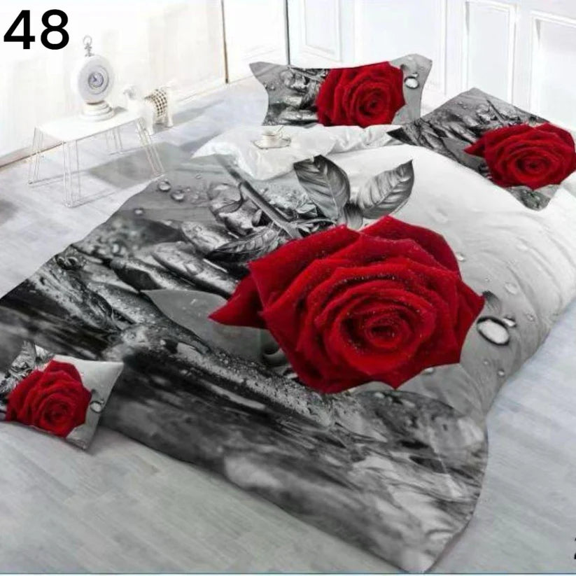 Posteljina 7-dijelna sa 2 navlake za poplun 140x200 cm ( 8 modela ) - Feniks-shop