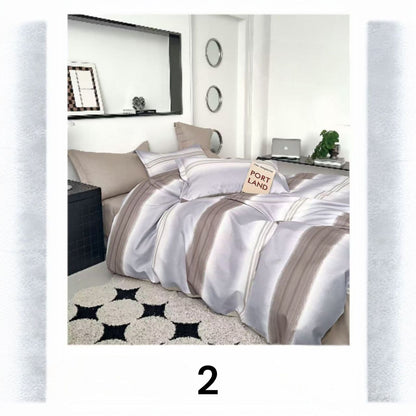 Posteljina 6-dijelova s 2 lica 200x220 cm