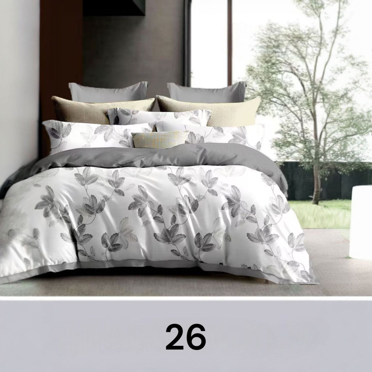 Posteljina 6-dijelova s 2 lica 200x220 cm