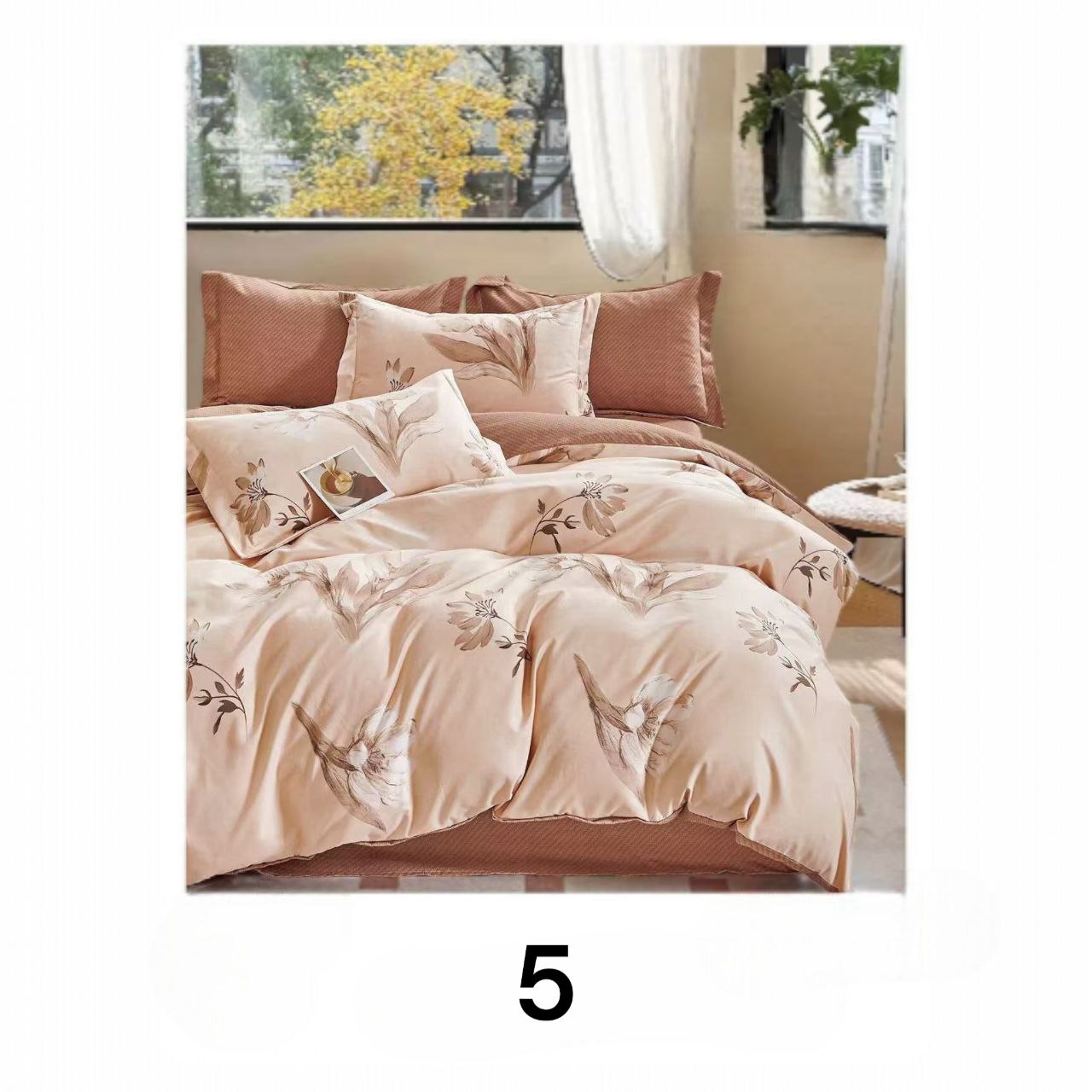 Posteljina 6-dijelova s 2 lica 200x220 cm