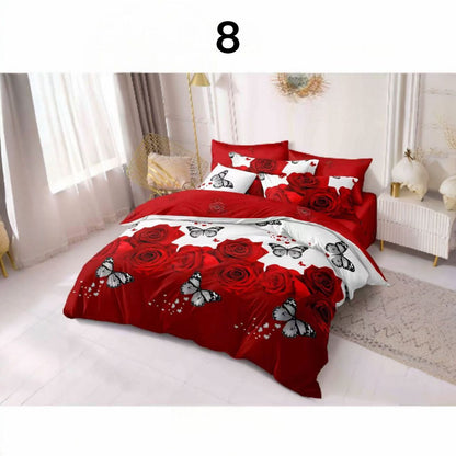 Posteljina 6-dijelova s 2 lica 200x220 cm