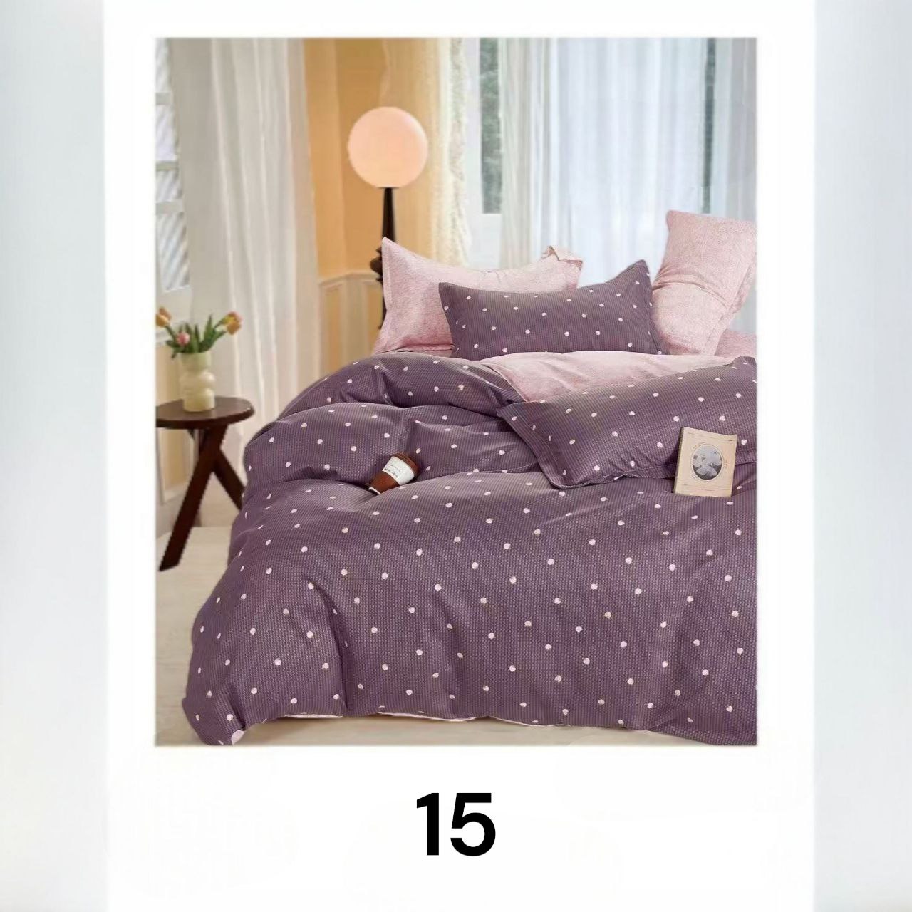 Posteljina 6-dijelova s 2 lica 200x220 cm