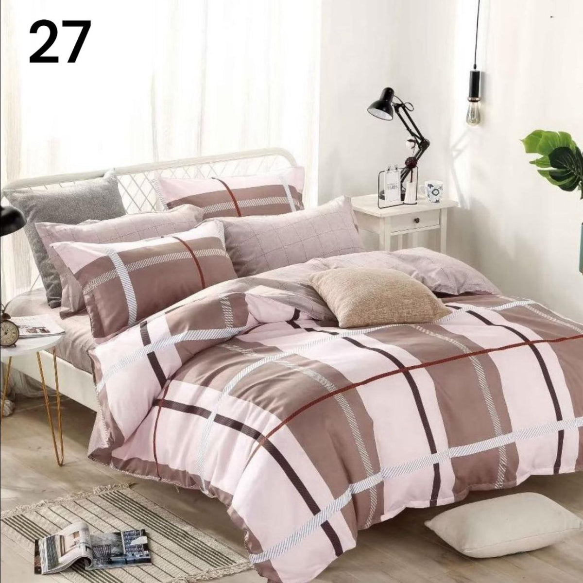 Posteljina 7-dijelna sa 2 navlake za poplun 140x200 cm ( 8 modela ) - Feniks-shop