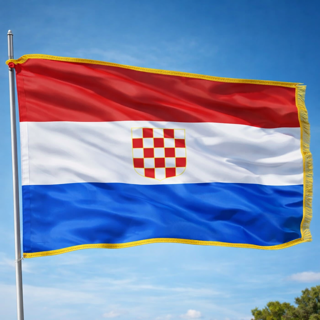 Povijesna zastava s resama 120x180cm