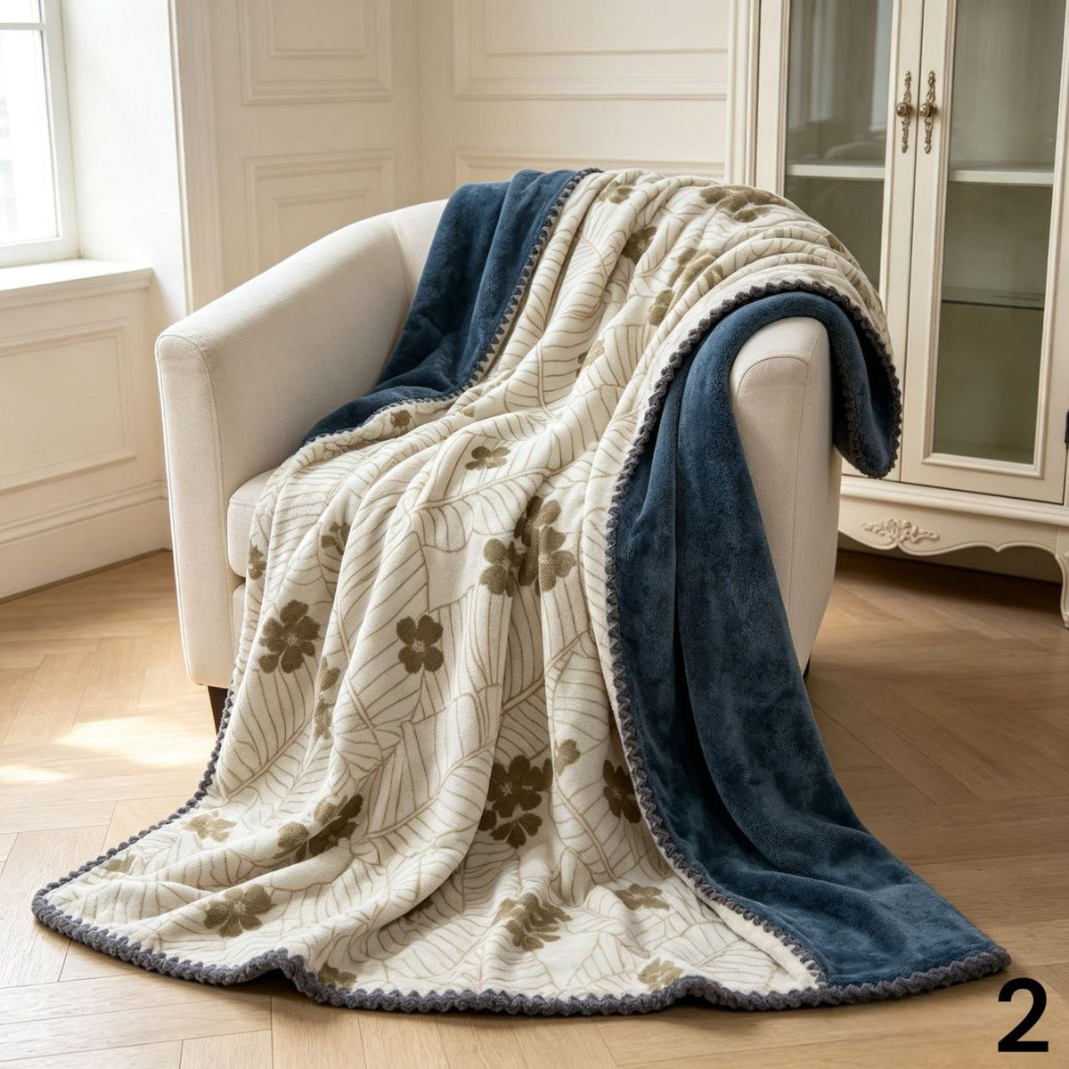 Premium dvostrani pokrivač od mliječne vune 200×230 cm – 5 modela