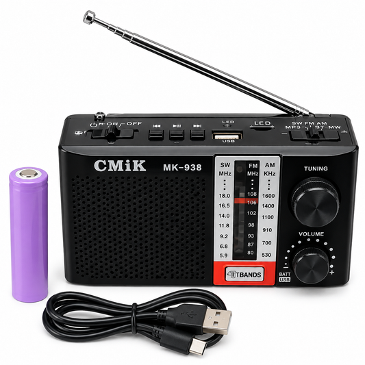 Prijenosni radio CMiK MK-938 s Bluetoothom i USB-om