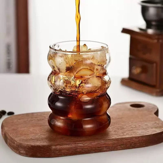 Retro staklena čaša 300 ml
