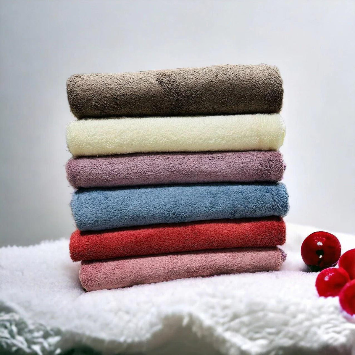 Ručnici od mekanih mikrovlakana - jednobojni ( 6 ili 12 kom ) - Feniks-shop