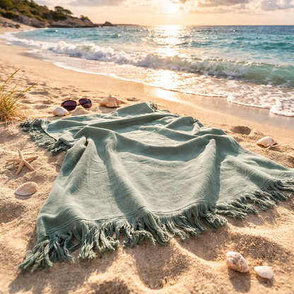 Ručnik za plažu sa frotirnom stranom 2+1 gratis ( 3 boje )