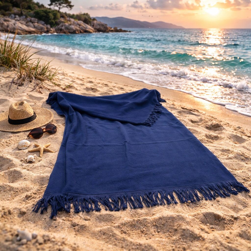 Ručnik za plažu sa frotirnom stranom 2+1 gratis ( 3 boje )