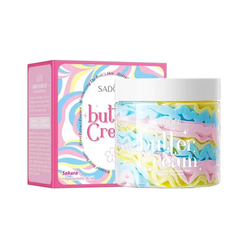 SADOER Butter Cream – Hranjivi Whipped Body Butter s Hijaluronskom Kiselinom