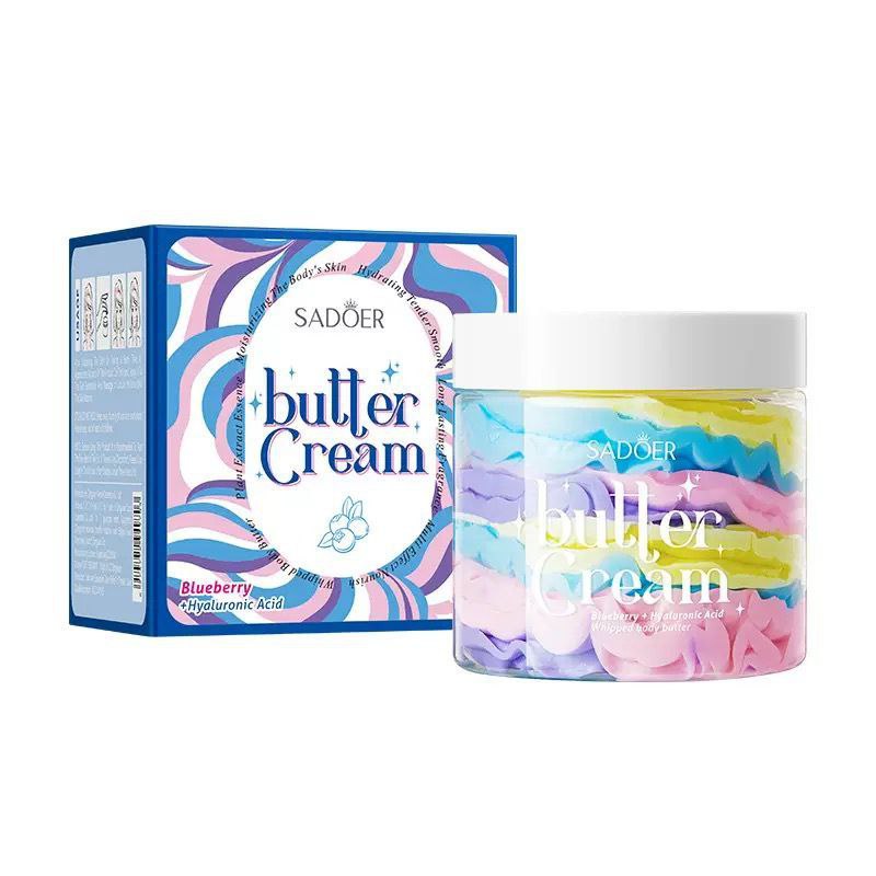 SADOER Butter Cream – Hranjivi Whipped Body Butter s Hijaluronskom Kiselinom – slika 2