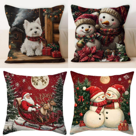 Set od 4 božićne jastučnice - Mix 45x45cm