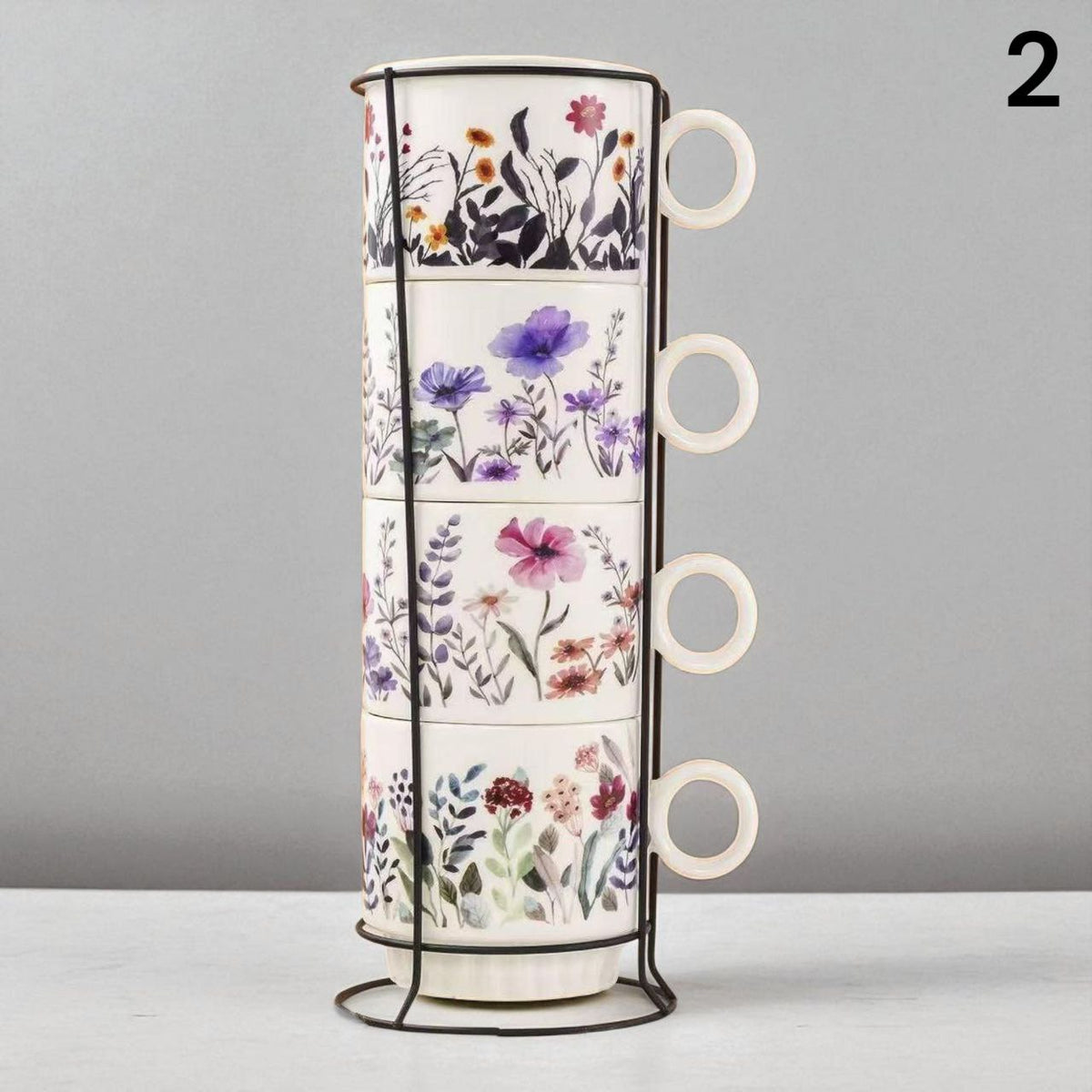Set od 4 keramičke šalice 100ml (16 raznih modela) – slika 2