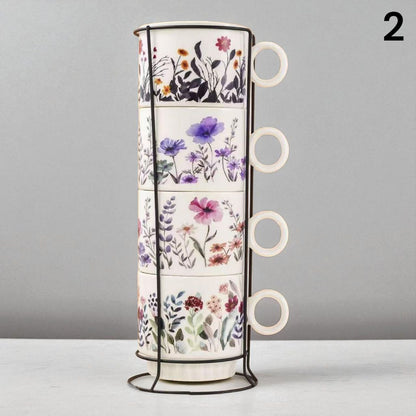 Set od 4 keramičke šalice 100ml ( 16 raznih modela )