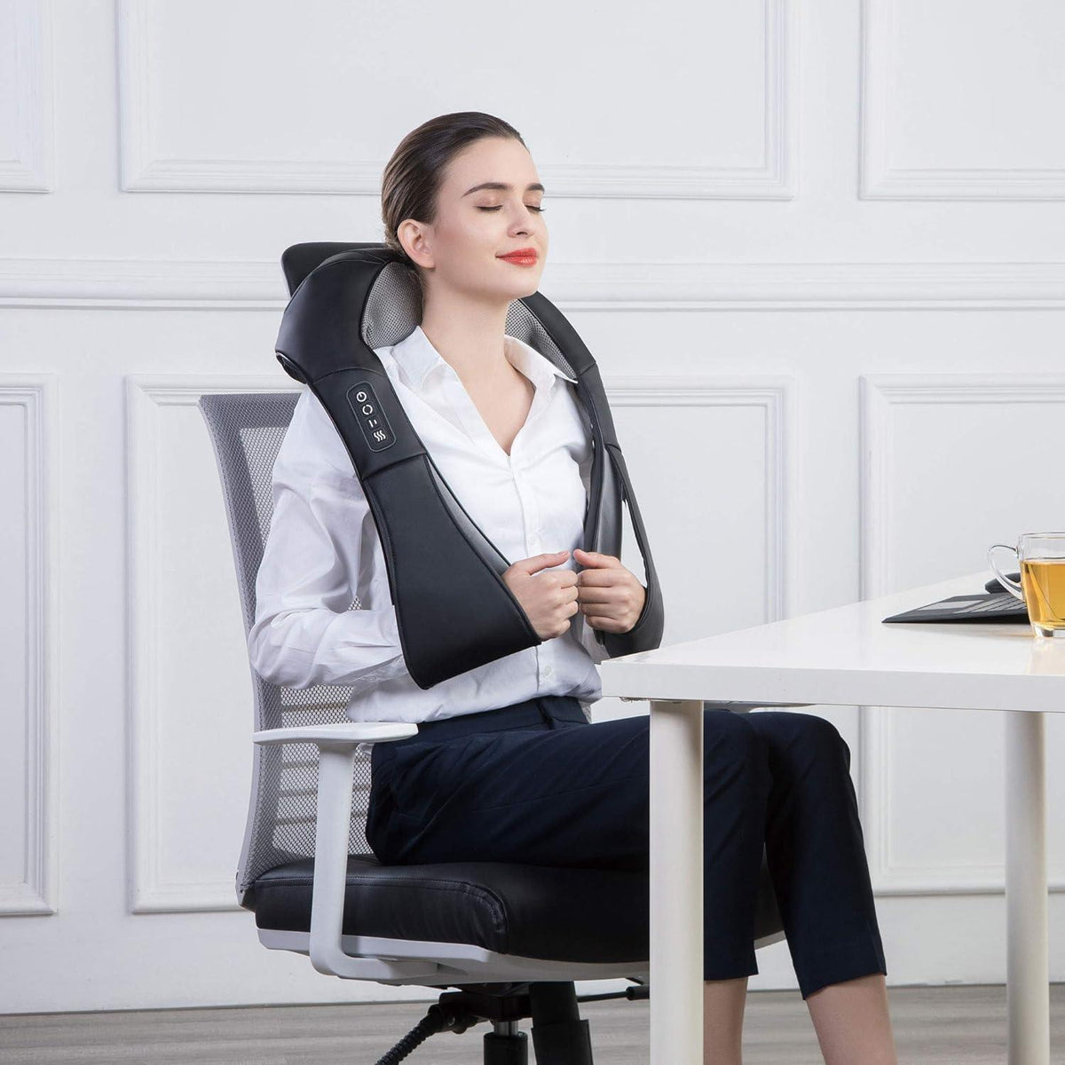 Shiatsu vratni bežični masažer Mulin - Feniks-shop