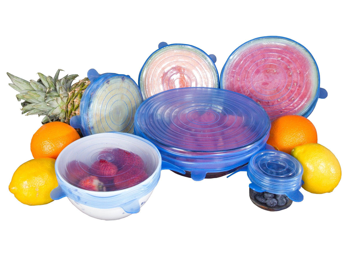 Silikonski poklopci za posude 6 kom - Feniks-shop