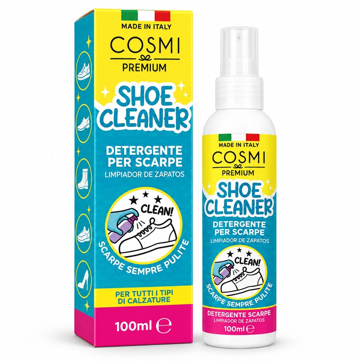 Sprej za čišćenje obuće Cosmi Premium – 100 ml
