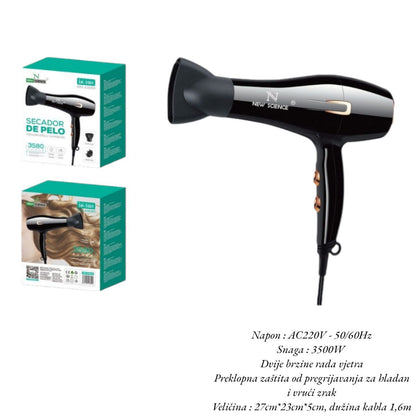 Sušilo za kosu NS 3500W - Feniks-shop
