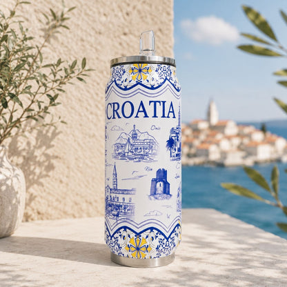 Termo boca sa slamkom Croatia – 500 ml