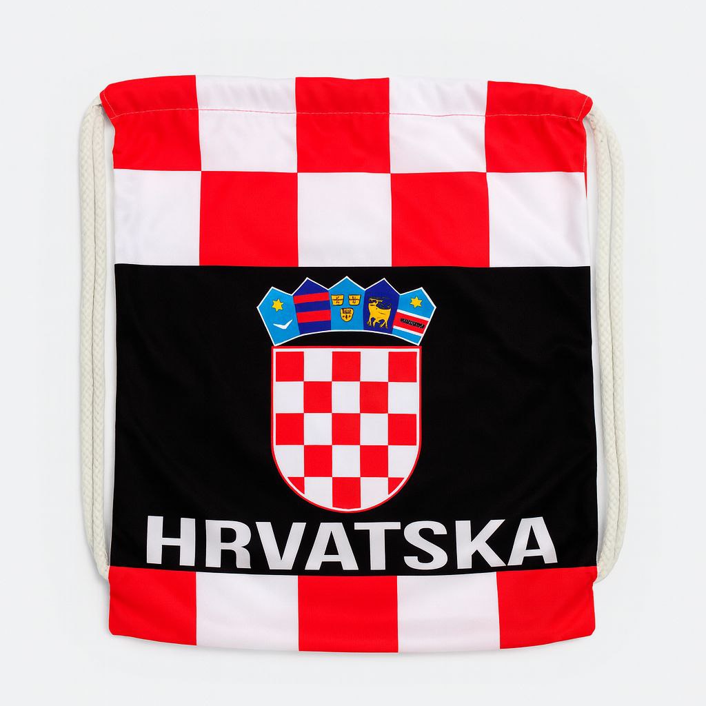 Torba za stvari Hrvatska 35x48 cm pamuk