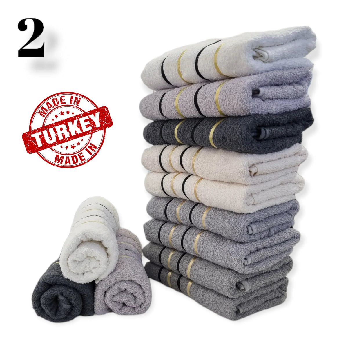 Cozy set #8 - Turski ručnici mali + Višenamjenski organizator + Mirisni set vanilija – slika 3