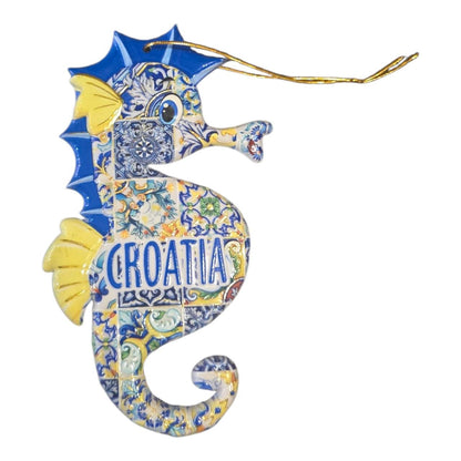 Ukrasni magnet ogledalo Croatia – morski konjić
