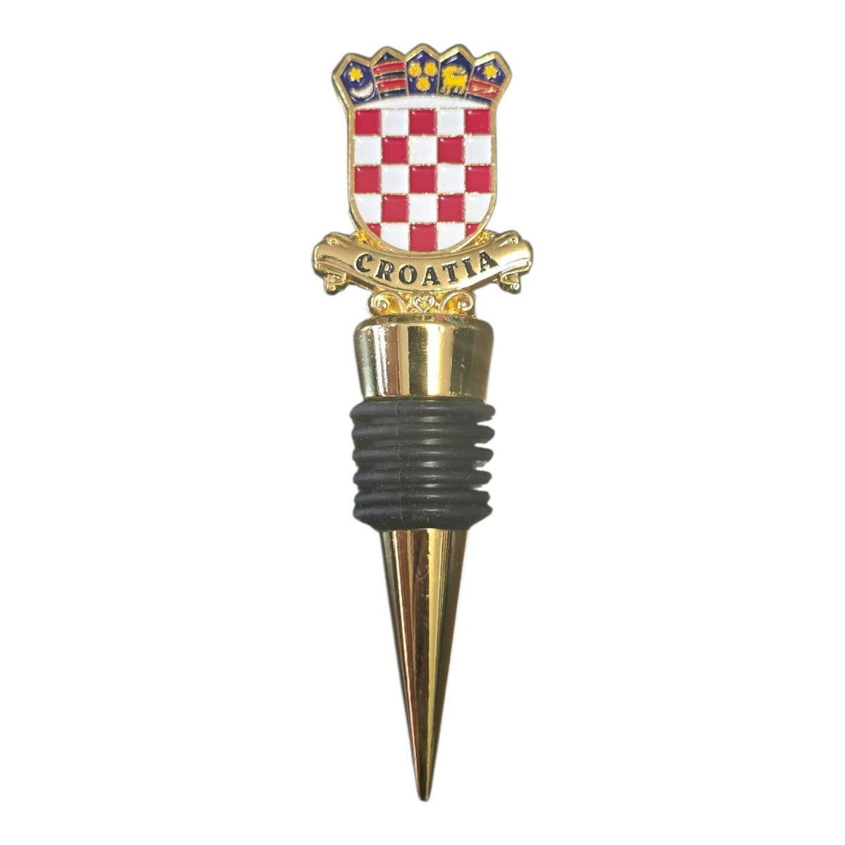 Ukrasni zatvarač za boce Croatia – hrvatski grb