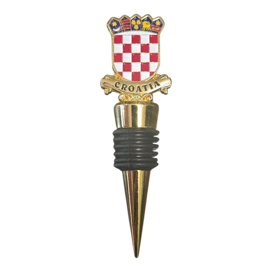 Ukrasni zatvarač za boce Croatia – hrvatski grb