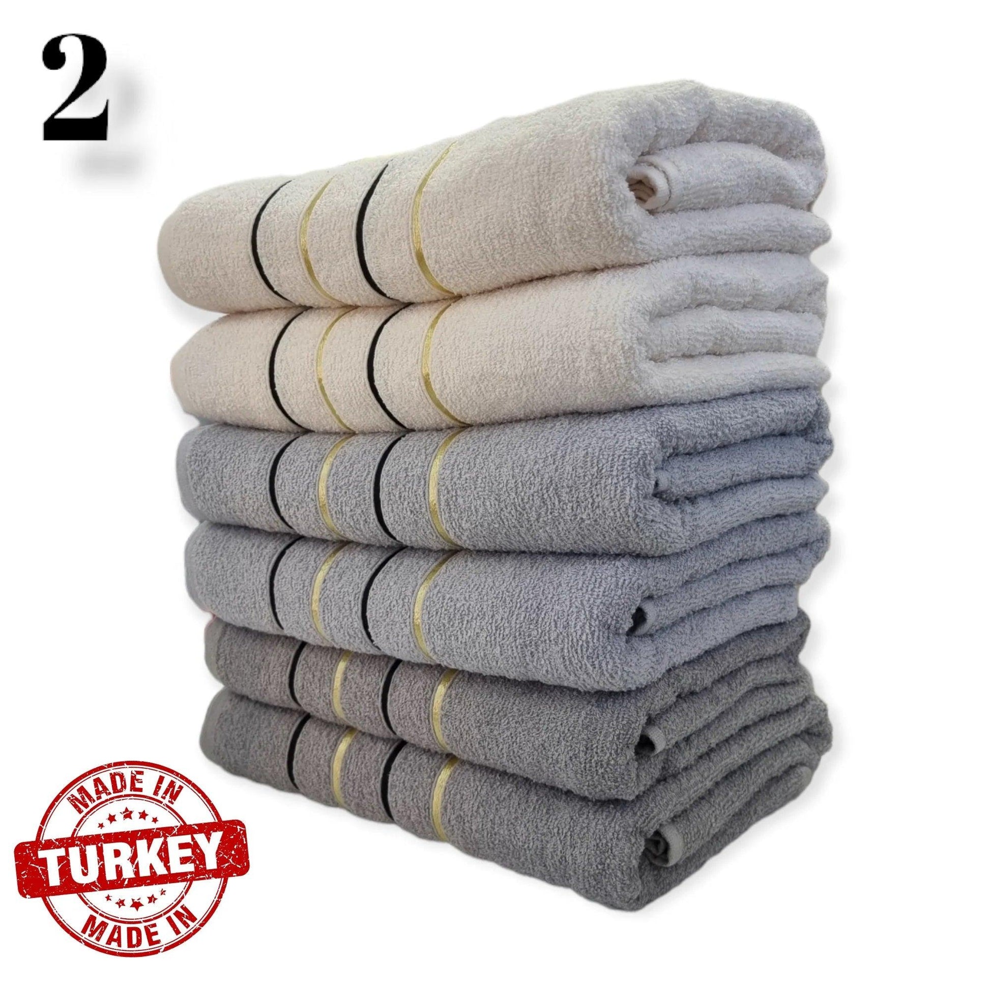 Turski kvalitetni ručnici 90x50cm - 12kom ili 70x140cm - 6kom - Feniks-shop