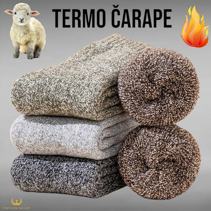 Vunene termo čarape - Merino - Feniks-shop