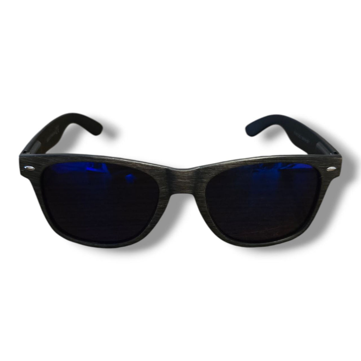 Wayfarer muške polarizirane sunčane naočale lakirane crne 8029 – slika 2