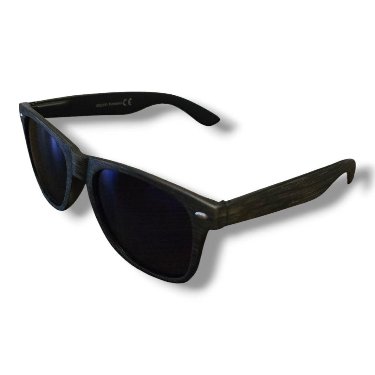 Wayfarer muške polarizirane sunčane naočale lakirane crne 8029 – slika 3