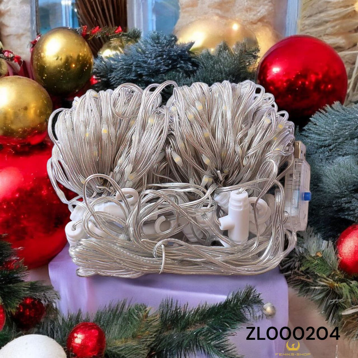 Led zavjese šarene 3x3M na usb - Feniks-shop