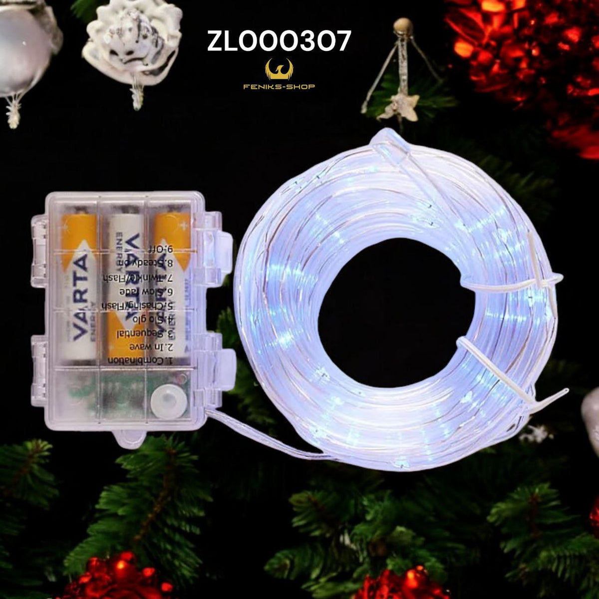 Led vodootporno crijevo 5M + 30CM sve boje na baterije - Feniks-shop
