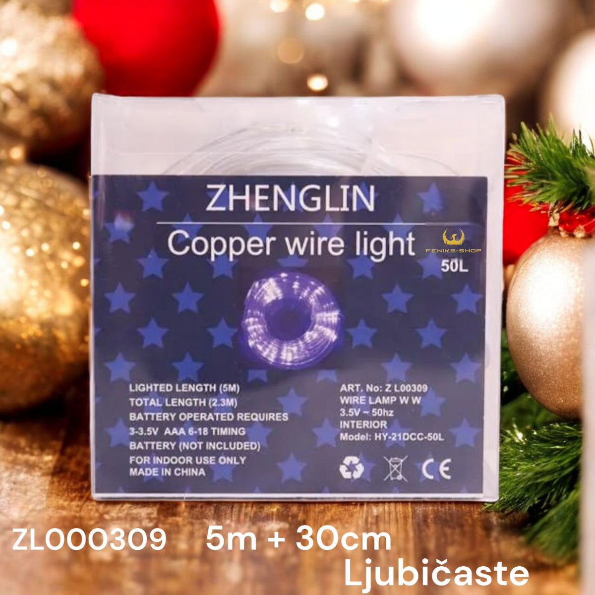 Led vodootporno crijevo 5M + 30CM sve boje na baterije - Feniks-shop