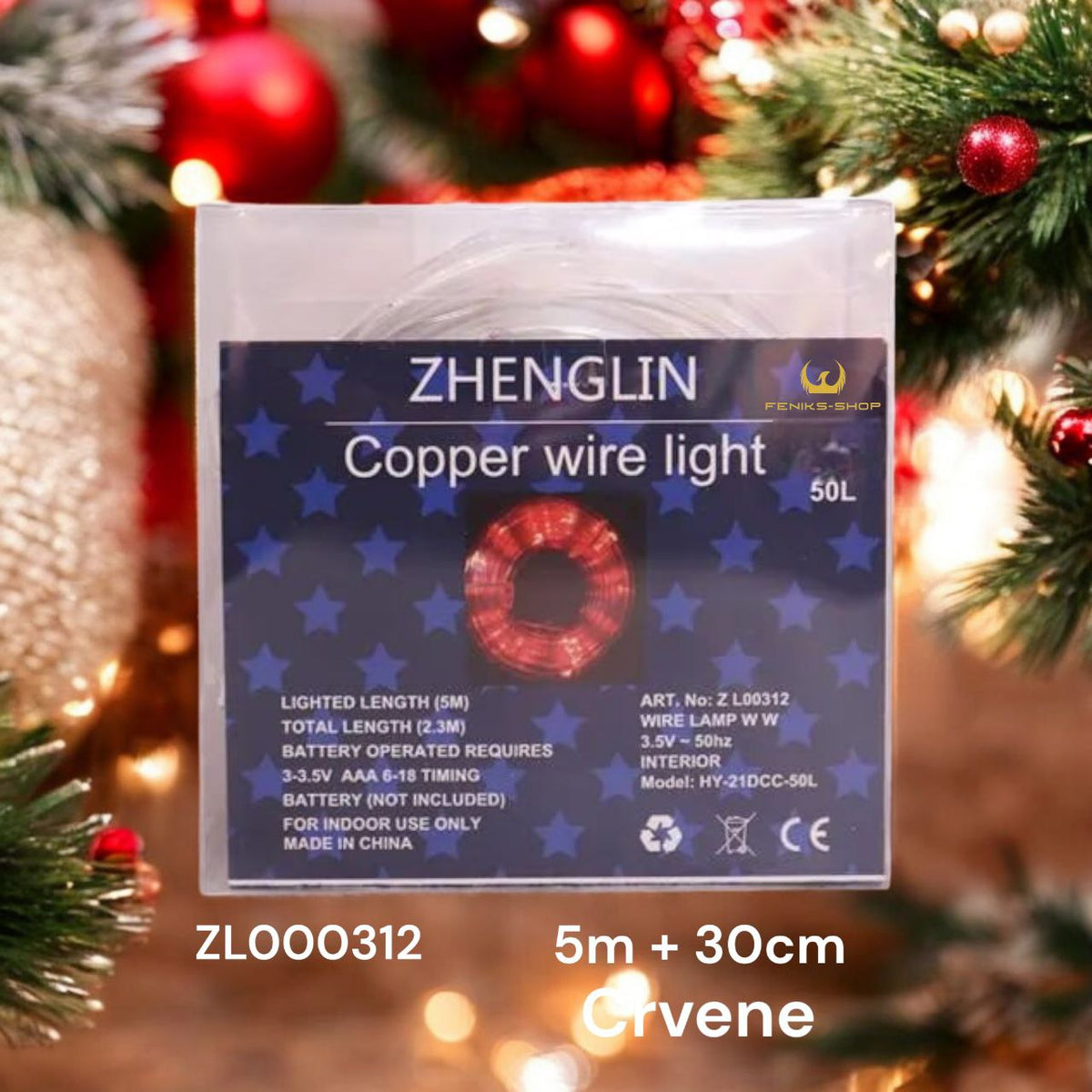 Led vodootporno crijevo 5M + 30CM sve boje na baterije - Feniks-shop