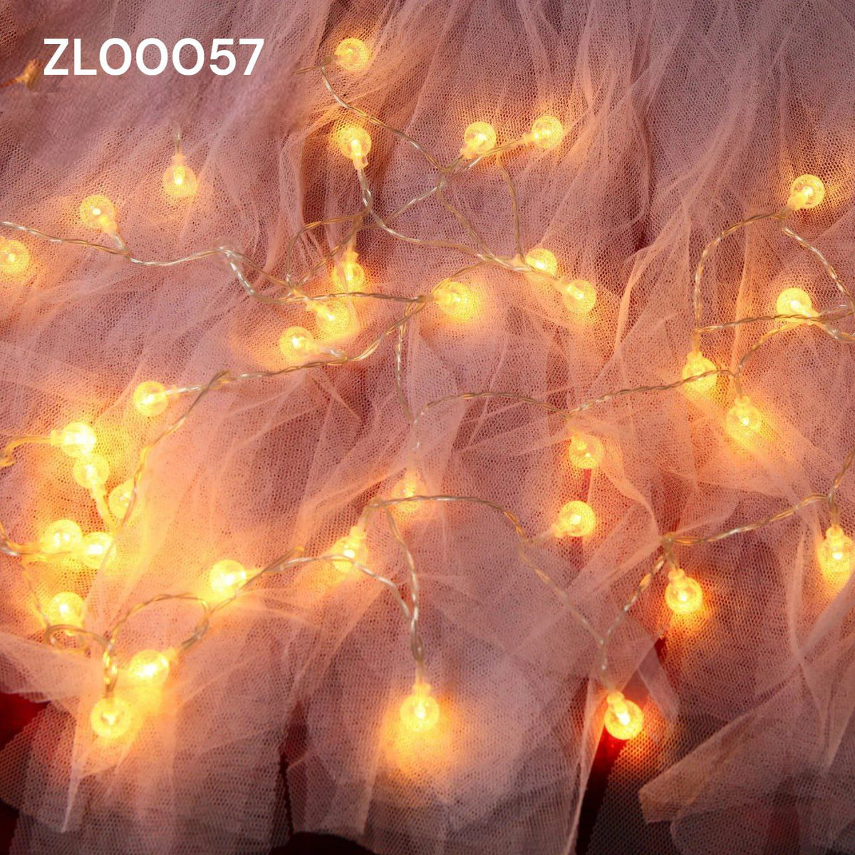 Božićne kuglice ( 2 ) lampice 50 kom 5M + 30CM toplo bijele na baterije - Feniks-shop