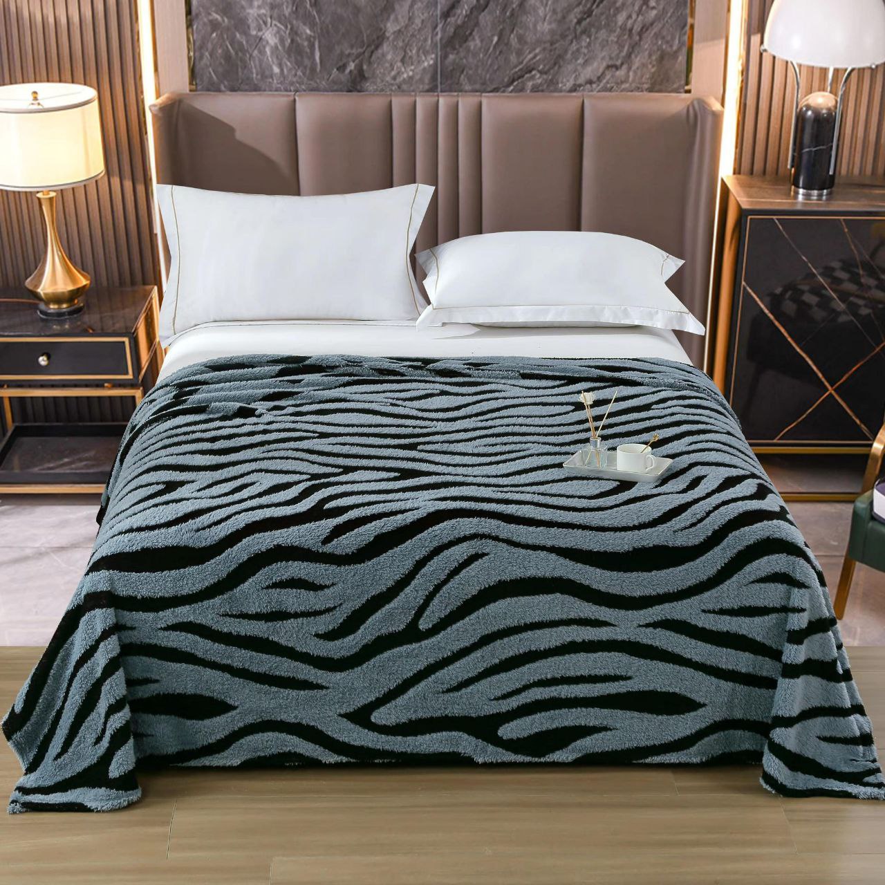 Zebra Luxe deka 200x230 cm
