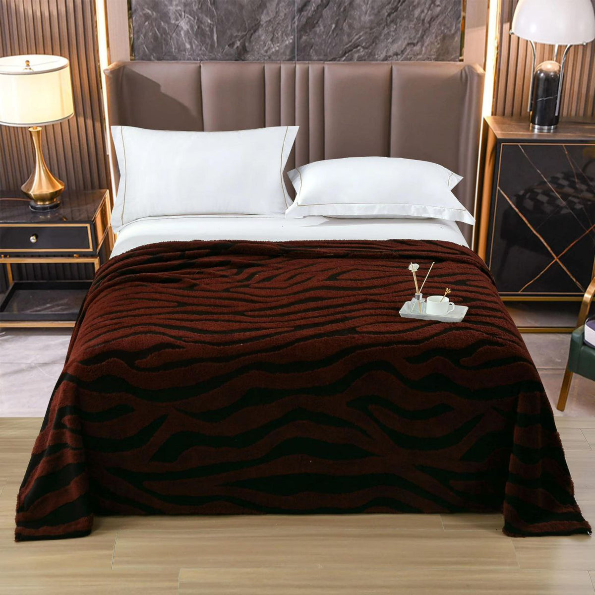 Zebra Luxe deka 200x230 cm – slika 2