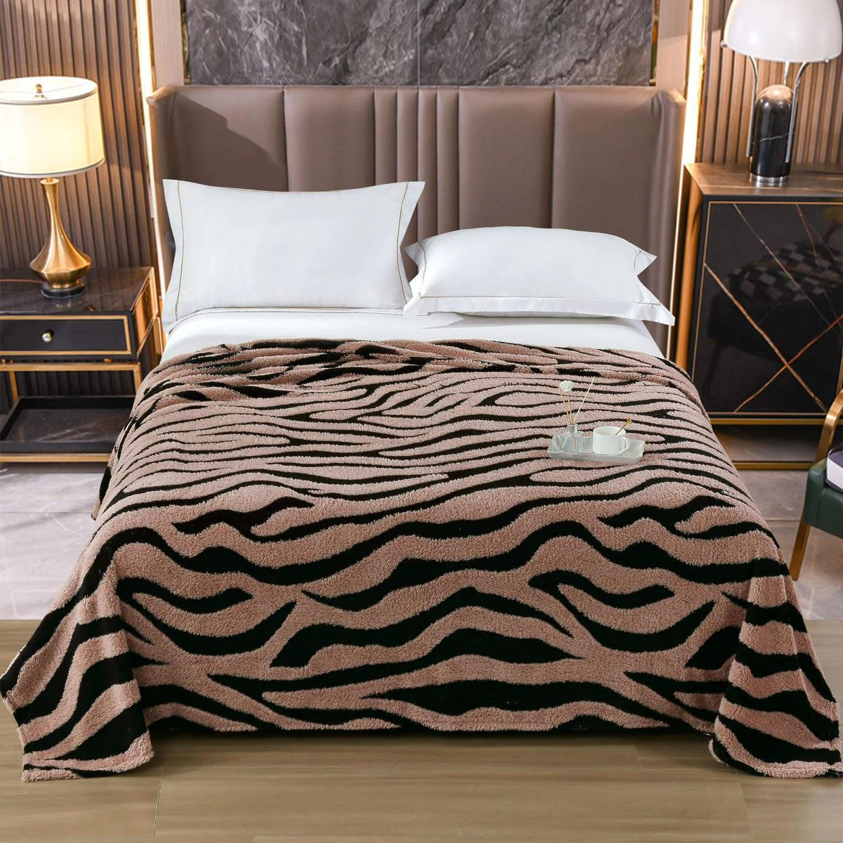 Zebra Luxe deka 200x230 cm – slika 3