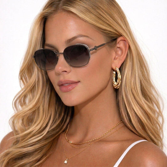 Ženske sunčane polarizirane naočale E29-8 prozirna stakla