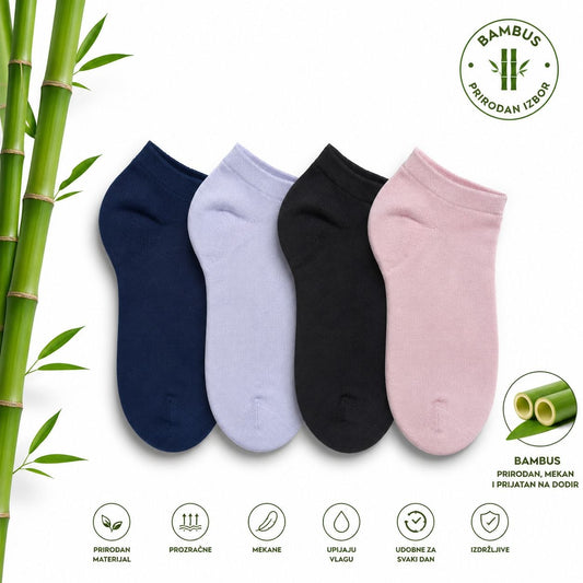 Ženske bambus stopalice Bamboo Fresh 12 pari