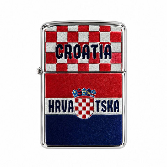 Zippo upaljač Croatia – hrvatska zastava i grb