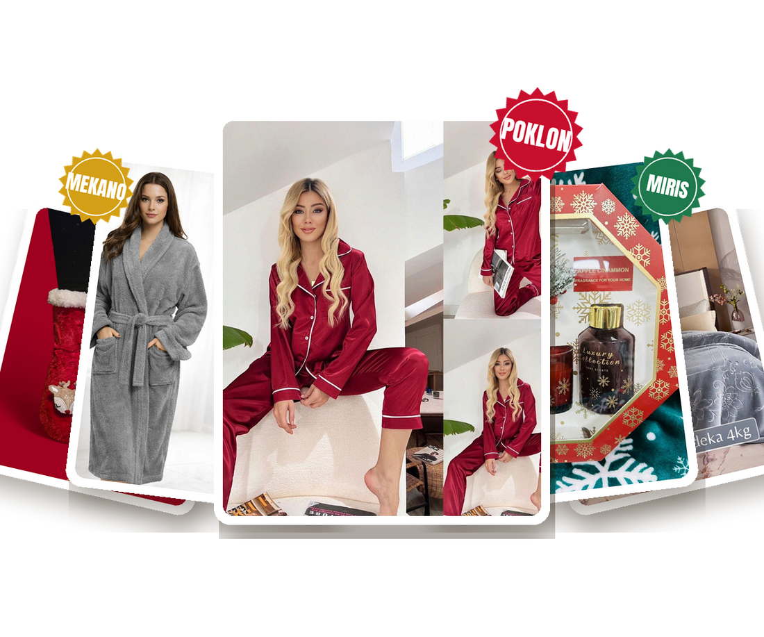 Pokloni za žene – pidžama, ogrtač, mirisni set