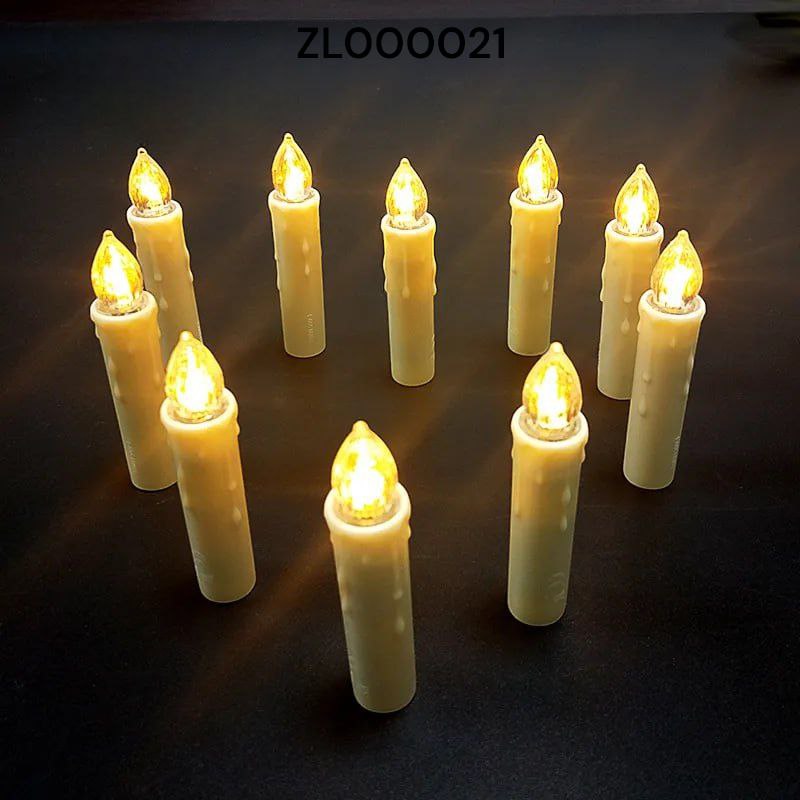 Božićne lampice za bor svijeće toplo bijele 6M + 1M na baterije - Feniks-shop