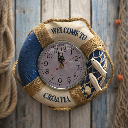 Zidni mornarski sat Croatia
